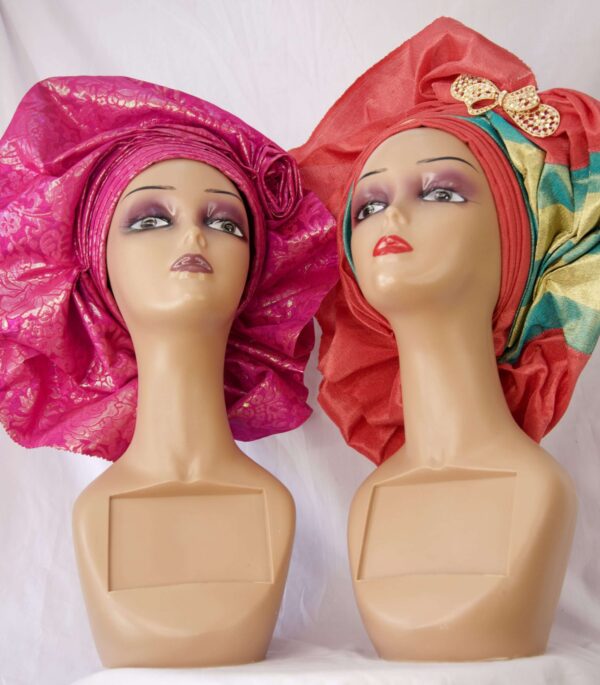 Foulard Déjà Confectionné – Modèle Nigérienne
