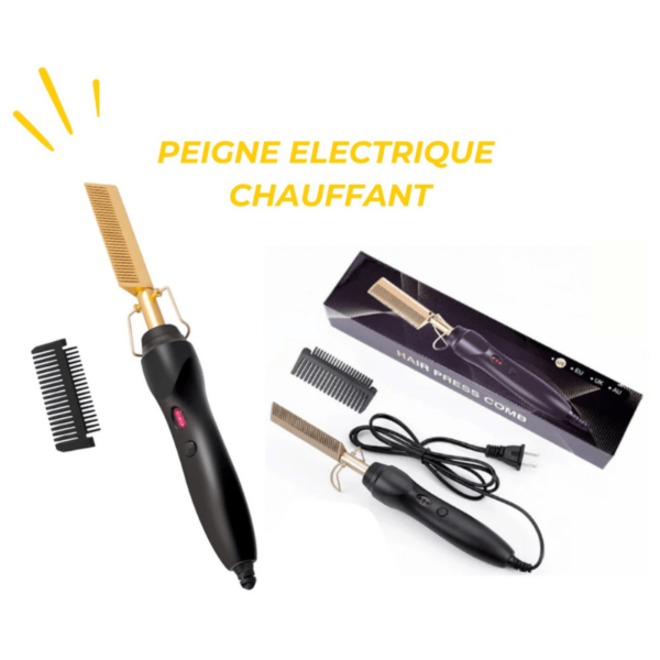 Peigne électrique chauffant - Redéfinissez votre routine capillaire