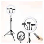 Deco Ring Light 14 Pouces : Éclairez vos vidéos et photos avec style grâce à cette lampe avec télécommande et trépied ajustable, parfaite pour tous vos besoins !