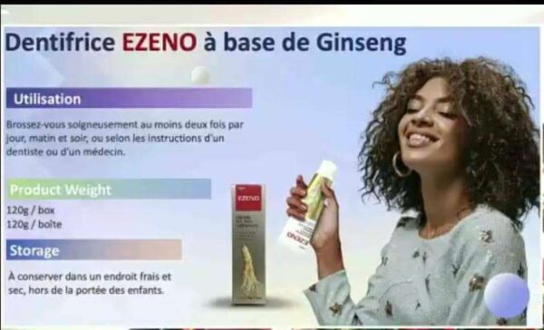 ÉZÉNO – Pâte Dentifrice Bio au Ginseng et Racine de Thé Vert – Image 6
