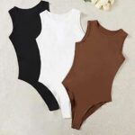 Bodysuit en Polyester et coton