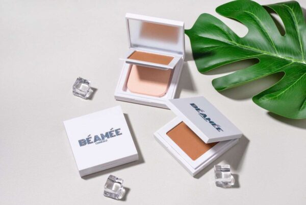 Poudre compacte waterproof BÉAMÉE COSMETICS – Fini mat, tenue longue durée, texture légère, parfaite pour tous types de peau et résistante à l'humidité.Poudre compacte waterproof BÉAMÉE COSMETICS – Fini mat, tenue longue durée, texture légère, parfaite pour tous types de peau et résistante à l'humidité. – Image 2
