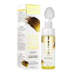 Nettoyant Visage Moussant Or – 175ml, pour une peau propre, lumineuse et éclatante. Enrichi en extraits dorés, purifie et revitalise en douceur.