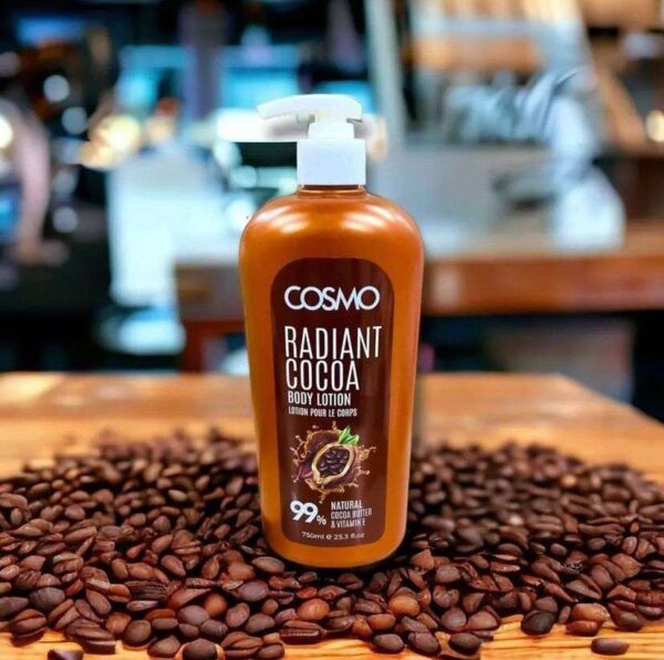 CACAO RADIANT – Lait pour le Corps au Beurre de Cacao – Hydratation Profonde et Éclat Naturel pour une Peau Douce et Lumineuse