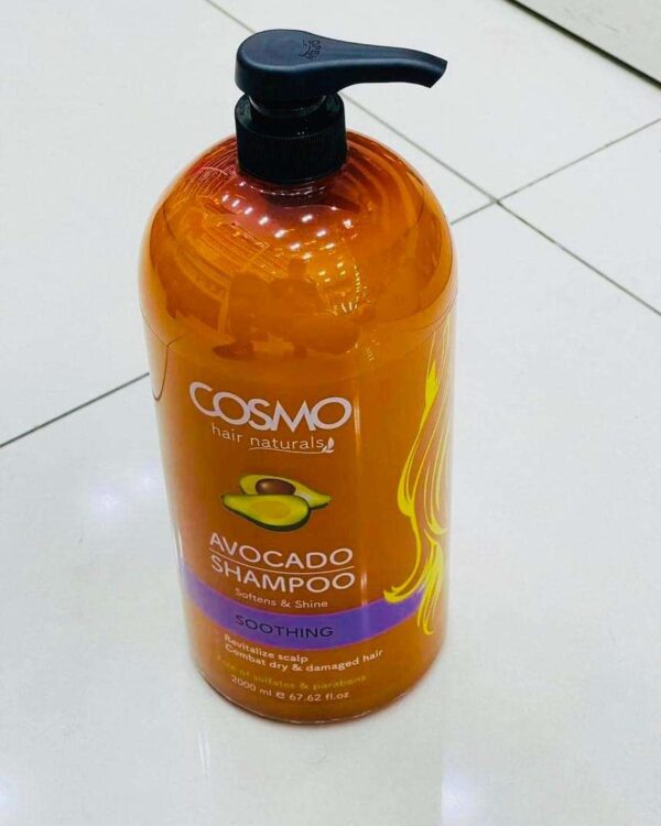 Shampoing Cosmo Hair Naturals 1000ML - Pack de 6 variantes : soins doux et ciblés pour des cheveux éclatants, hydratés et en pleine santé. – Image 6