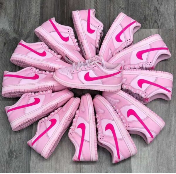 Nike Air Force 1 Rose : l'alliance parfaite de confort et d'élégance, offrant une touche de couleur tendance pour un style décontracté et chic.