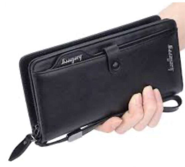 Portefeuille En Cuir Pour Hommes – Élégant Porte-Cartes de Crédit avec Poche à Monnaie – Image 4