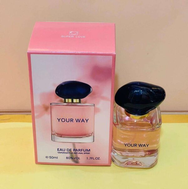 Your Way - Eau de Parfum 50 ml : Une Fragrance Captivante et Unique Qui Reflète Votre Chemin Personnel, Parfaite pour Accompagner Chaque Instant de Votre Vie
