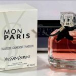 MON PARIS – YVES SAINT LAURENT Eau de Parfum TESTER 90 ml – Parfum floral et fruité pour femmes, notes romantiques et envoûtantes, élégance parisienne.