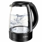 Bouilloire Électrique Decakila 1.8 Litres, 2200W KEKT018B – Rapidité, Design Élégant, Fonction Auto-Otto, Parfaite pour Thé et Café Chauds.