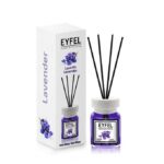 "Diffuseur de Parfum EYFEL avec 4 Bâtonnets LAVENDEUR - Parfum Apaisant pour Une Ambiance Relaxante"