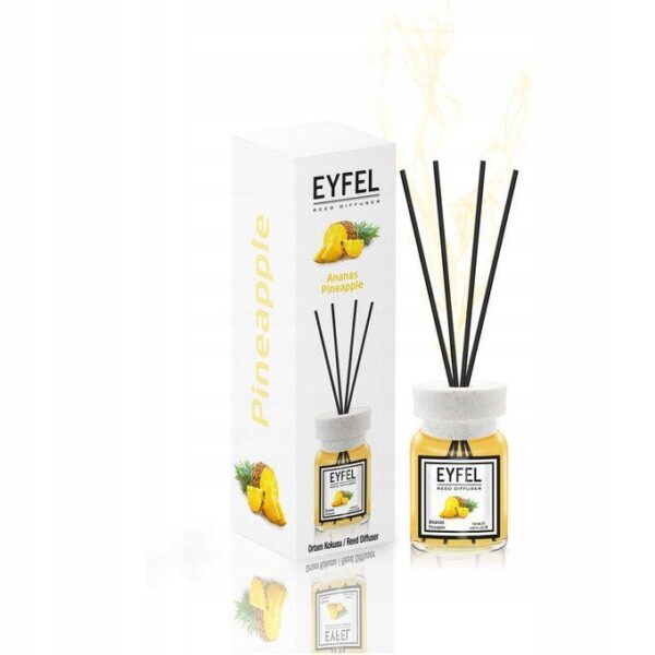 EYFEL Diffuseur de Parfum Ananas - Parfum Tropical et Enivrant - 100 ml de Fraîcheur et d’Évasion