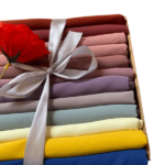 Box Cadeau Hijab de 12 Mousselines - Un Univers de Couleurs et de Styles