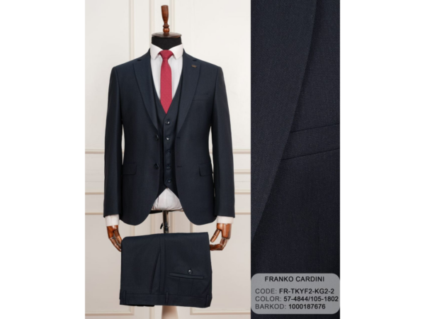 Costume Homme Franko Cardini – Élégance Intemporelle, Coloris Exclusif 57-4844 / 105-1802, Tailleur Confortable et Sophistiqué pour Toutes Occasions.
