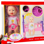 Poupée Baby pour Fille – Jouet Éducatif et Ludique, Avec Accessoires, Parfaite pour Stimuler l'Imagination et les Compétences Sociales des Enfants.
