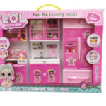 Jouet Cuisine "Feel the Cooking Happy" – Ensemble de Cuisine Ludique pour Filles avec Ustensiles et Accessoires, Idéal pour Apprendre et S'amuser.