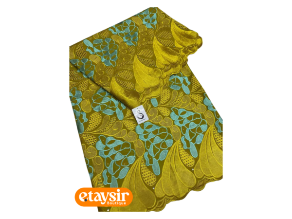 Brodé Multicolore – Motifs Floraux Élégants – Image 4