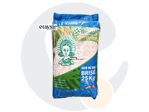 Riz Terral Brisé – Ceeb Bu Sew 25 kg