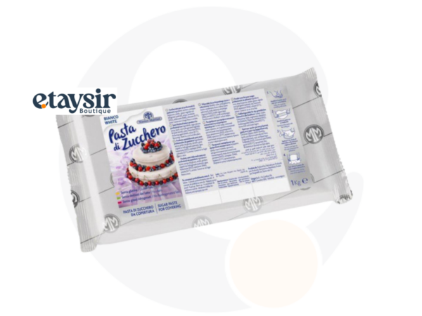 Bianco White Jurys – Pâte à Sucre Blanche pour Recouvrement 1 kg
