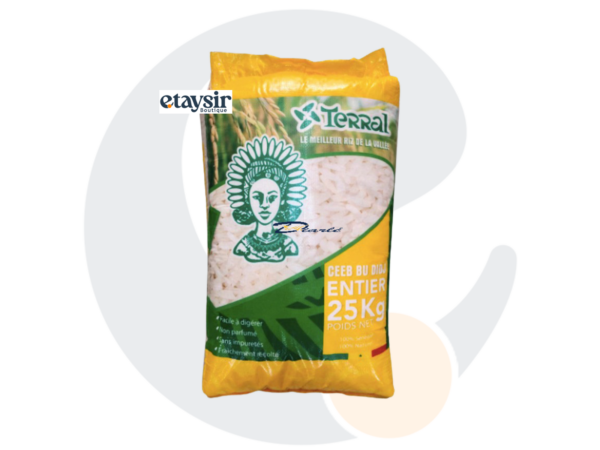 Riz Terral Entier – Ceeb bu Dijj 25 kg