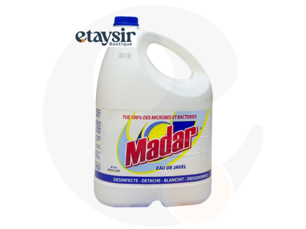 Eau de Javel Madar – Désinfection & Blancheur Totale 5L