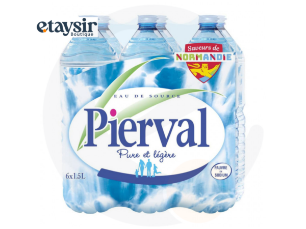 Eau de Source Pierval – 6 x 1,5 L