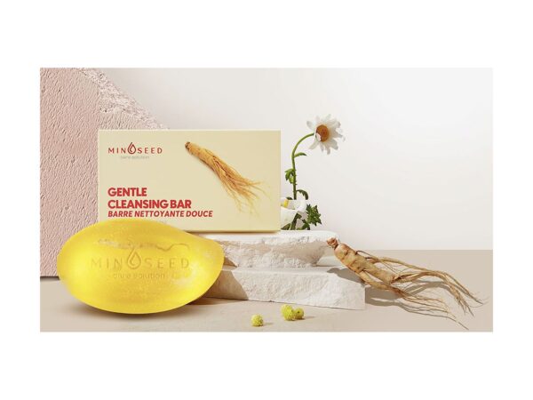 SAVON MINOSEED – Barre Nettoyante Douce au Ginseng