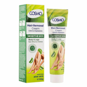 Crème Dépilatoire COSMO – Peaux Sensibles – Corps & Jambes (100g)