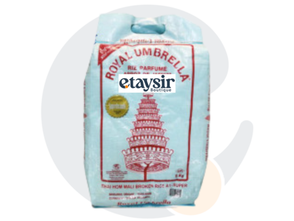 Riz Parfumé Thaïlandais Royal Umbrella – Sac de 5 kg