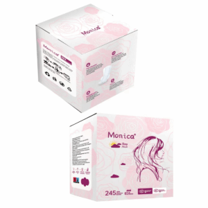 Monica Serviettes hygiéniques Jour/Day – Normal, Confort Quotidien 245 mm