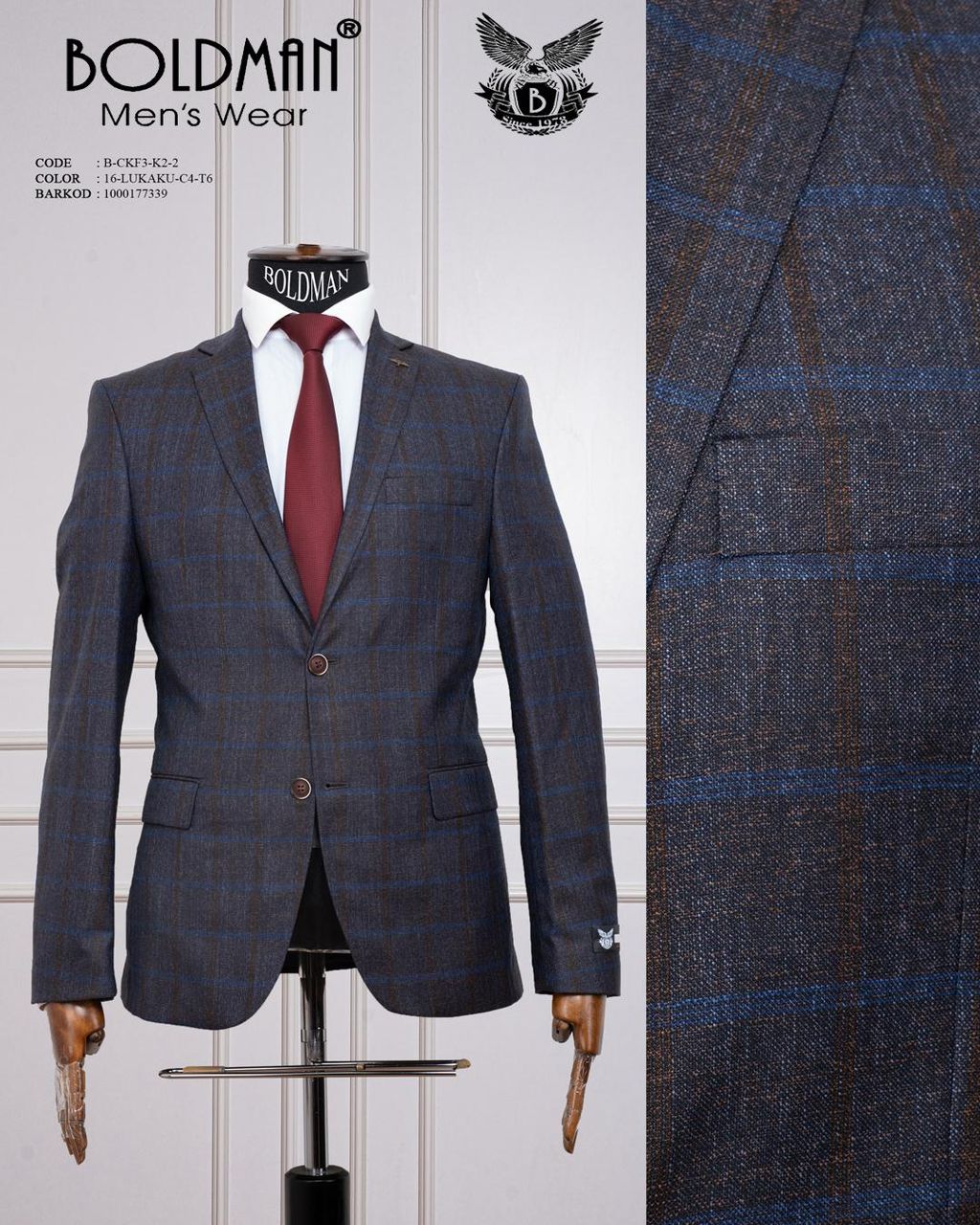 Veste de Costume Élégante FABIO CASSEL – Modèle F-CKF3-KG2-2 – Image 11