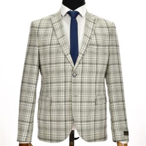 Blazer Homme à Carreaux – FABIO CASSEL (Réf. F-CKF3-K2-2)